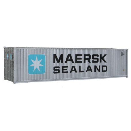 Walthers SceneMaster 8255 (HO) 40' Hi-Cube Corrugated-Side Container - Maersk-Sealand