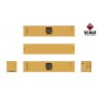 ScaleTrains Operator (HO) 40’ Square Corrugation Container, MSC - single