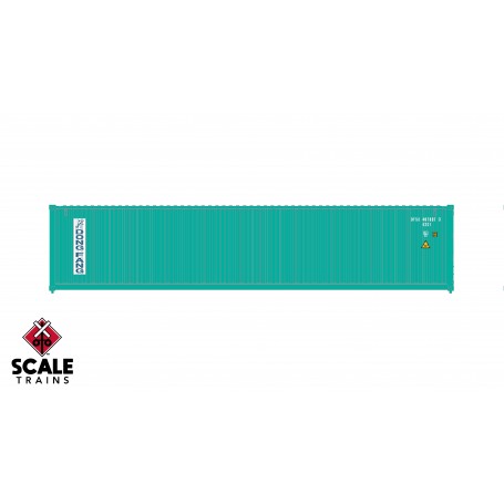 ScaleTrains Operator (HO) 40’ Square Corrugation Container, Dong Fang - single