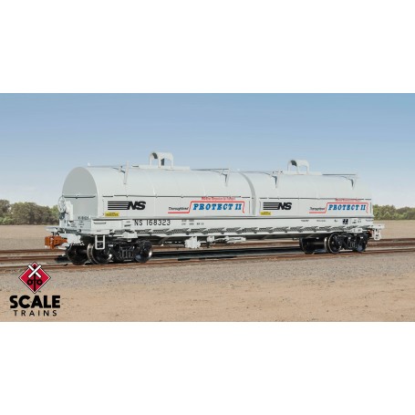 ScaleTrains Rivet Counter (HO) Thrall 2-Hood Coil Steel Car, Norfolk Southern/Protect II