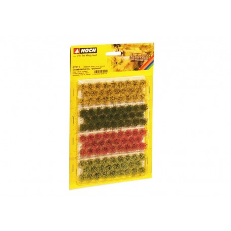 NOCH 07011 (A) Grass Tufts XL “blooming" 104 pieces, 9 mm