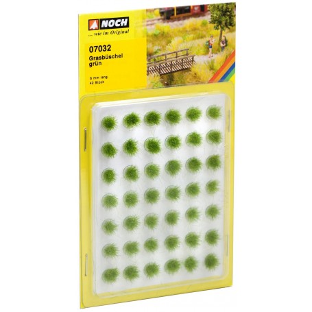NOCH 07032 (A) Grass Tufts Mini Set 42 pieces, 6 mm