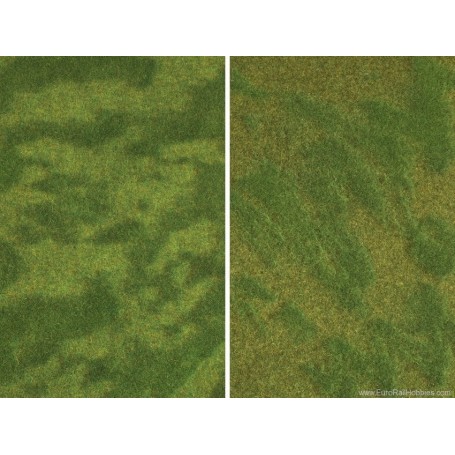 NOCH 07473 (A) Meadow and Field Mini Mat - 9-13/16 x 9-13/16" 25 x 25cm pkg(2) - Heath