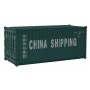 Walthers SceneMaster 8056 (HO) 20' Corrugated Container - China Shipping