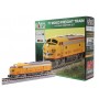 KATO 106-0050 (N) Freight Train Starter Set - UP F7A - Unitrack Oval, Power Pack SX