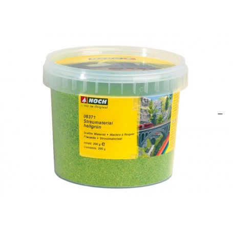 NOCH 08371 (A) Scatter Material -- Light Green -- 200g tub