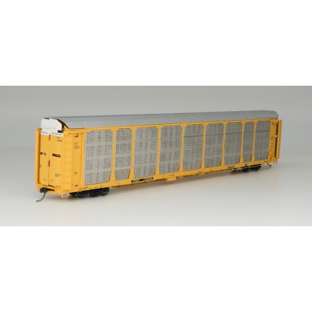 InterMountain 452113 (HO) Bi-Level Auto Racks - TINX - Plain Yellow - TTGX Flat Car