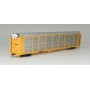 InterMountain 452113 (HO) Bi-Level Auto Racks - TINX - Plain Yellow - TTGX Flat Car