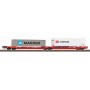 Piko 24619 (HO) Eaos (SBB) T3000e Intermodal - MAERSK, DB Schenker - Era VI