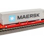 Piko 24619 (HO) Eaos (SBB) T3000e Intermodal - MAERSK, DB Schenker - Era VI