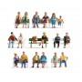 Walthers SceneMaster 6091 (HO) Sitting People -- pkg(18)