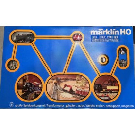 Märklin 2957 (HO) M-track Starter Set - BR 89 steam locomotive and freight cars (consignment)