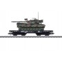 Märklin 48876 (HO) Type Rlmmps Heavy-Duty Flat Car, Leopard 1A1 battle tank