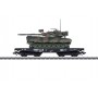 Märklin 48879 (HO) Type Rlmmps Heavy-Duty Flat Car, Leopard 1A1 battle tank