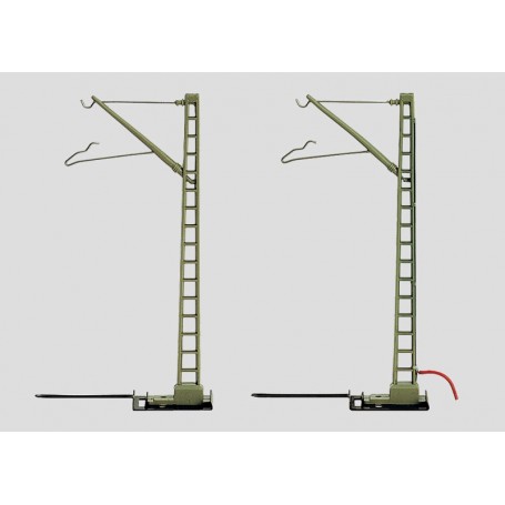 Märklin 7509 (10pk) (HO) Catenary Feeder Masts - K-Track (consignment)