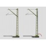 Märklin 7509 (10pk) (HO) Catenary Feeder Masts - K-Track (consignment)
