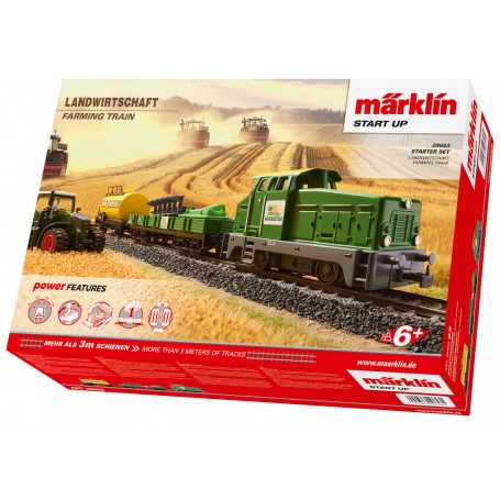 Märklin 29653 Start Up (HO) "Farming" Starter Set, 120V