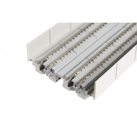 KATO 20-422 (N) Concrete-Slab Double Track Straight Viaduct Track 124mm (2 pcs)