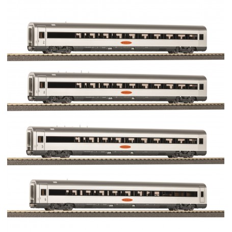 PIKO 58151 and 28350 (HO) Metropolitan Express Train (MET) BR 101