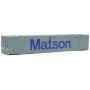 Walthers SceneMaster 8516 (HO) 53' Singamas Corrugated-Side Container - Matson
