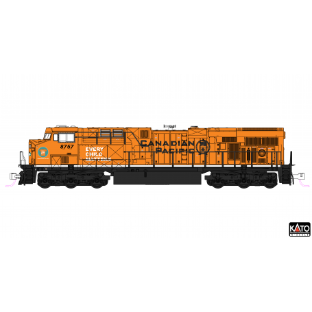 KATO 176-8960 (N) GE ES44AC GEVO - CP 8757 Canadian Pacific (Every Child Matters)