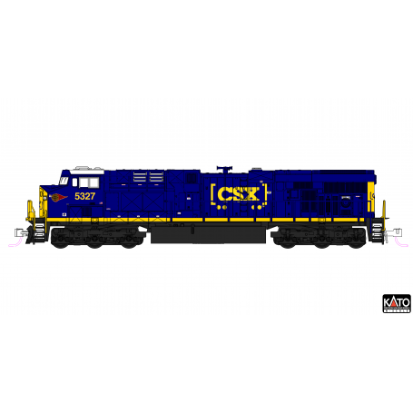 KATO 176-8962 (N) GE ES44AC GEVO - CSX 5327 (Western Maryland)