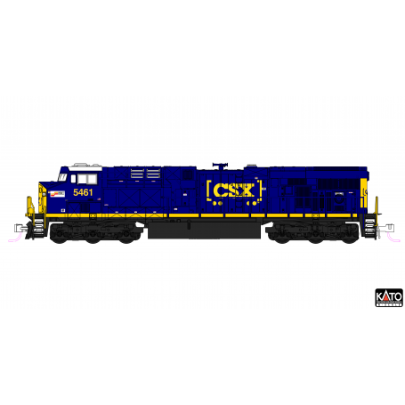 KATO 176-8963 (N) GE ES44AC GEVO - CSX 5461 (Seaboard)