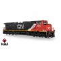 ScaleTrains Rivet Counter (HO) GE DASH 9-44CW Canadian National /Teardrop Windshields/Red Marker Lights - DCC/Sound
