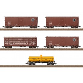 TRIX 24915 (HO) Southern Pacific freight car set, Era III