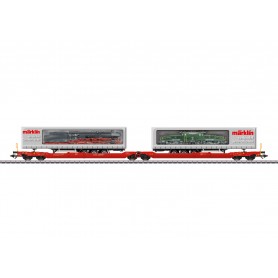 Märklin 47477 (HO) Type Sdggmrss 738 Double Pocket Car