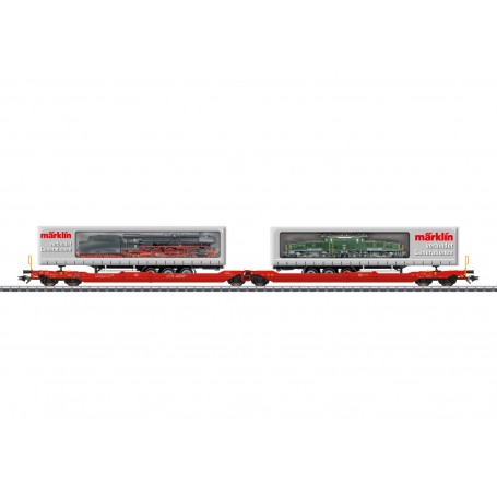Märklin 47477 (HO) Type Sdggmrss 738 Double Pocket Car