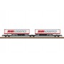 TRIX 24472 (HO) Type Sdggmrss 738 Double Well Car (MFD Rail) MARS Logistics, Era VI