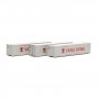 Athearn (N) 40' Corrugate Low Container, Yang Ming /new (3)
