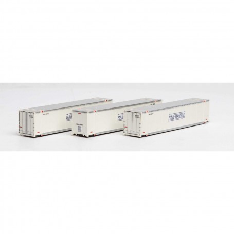 Athearn (N) 48' Container, Rail Bridge (3 pack)