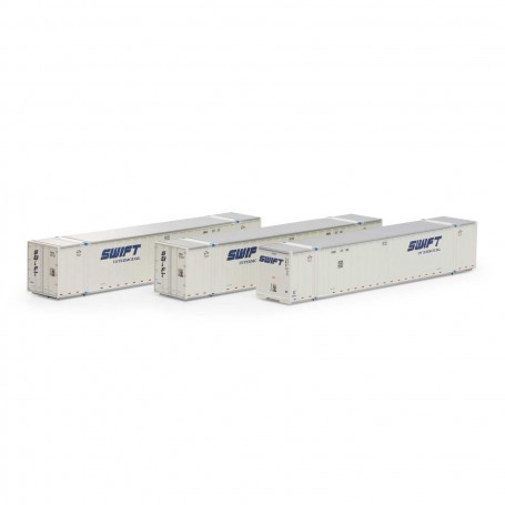 Athearn (N) 53' Stoughton Container, Swift (3 pack)