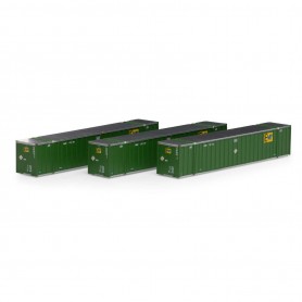 Athearn (N) 53' Stoughton Container, EMP (3 pack)