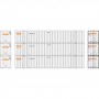 Athearn (N) 53' Stoughton Container, Optimodal (3 pack)