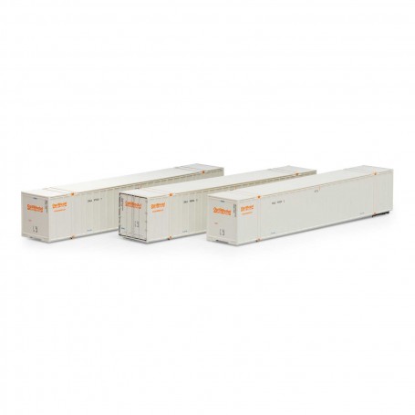 Athearn (N) 53' Stoughton Container, Optimodal (3 pack)