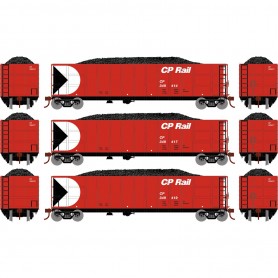 Athearn RTR (HO) Thrall High Side Gondola with Load, CPR (3-pack)