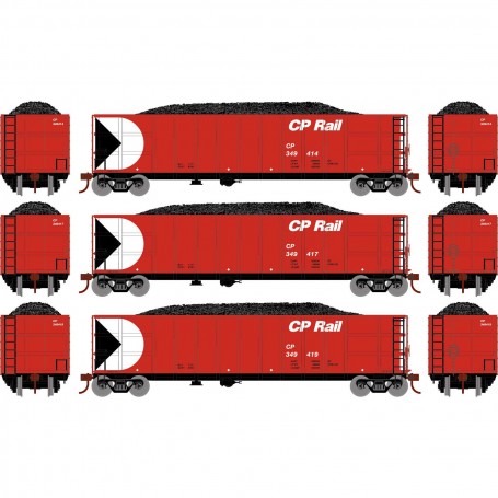 Athearn RTR (HO) Thrall High Side Gondola with Load, CPR (3-pack)