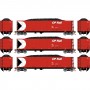 Athearn RTR (HO) Thrall High Side Gondola with Load, CPR (3-pack)