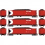 Athearn RTR (HO) Thrall High Side Gondola with Load, CPR (3-pack)