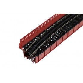 KATO 20-470 (N) Curved Deck Girder Bridge, Red – 481mm (19″) Radius 15º