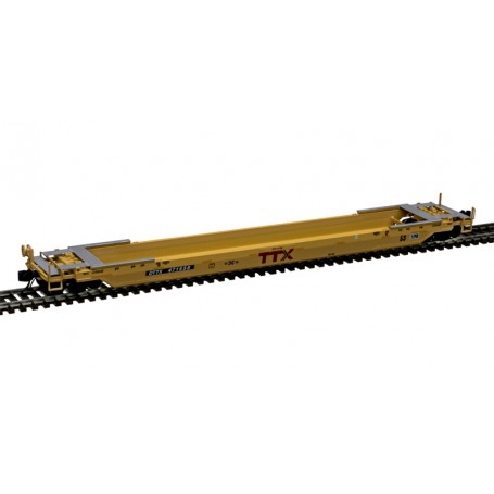 Atlas Master® (N) 53' Well Car TTX (Next Load Any Road) (Yellow/Black)