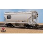 ScaleTrains Rivet Counter (N) Gunderson 3250 Covered Hopper, CEMEX/ex-AOKX Black Patched/Low Profile Outlet Gates/CEMX