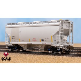 ScaleTrains Rivet Counter (N) Gunderson 3250 Covered Hopper, CEMEX/ex-AOKX Patched/Low Profile Outlet Gates/CEMX