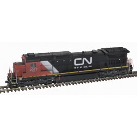Atlas Master® Silver (HO) GE DASH 8-40C - CN 2028 (red, black) w/Front & Rear Ditch Lights - Standard DC