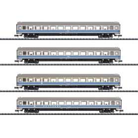 TRIX 15095 15096 (N) Croatian "MIMARA" Express Train Passenger Car Set (HŽ) Era IV