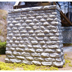 Chooch Enterprise 9831 (N) Cut Stone Rectangular Bridge Pier - 2PK