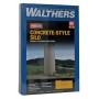 Walthers Cornerstone 3332 (HO) Concrete-Style Silo -- Kit